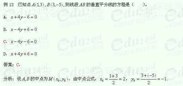 【江苏成人高考】复习资料理科数学--典型例题