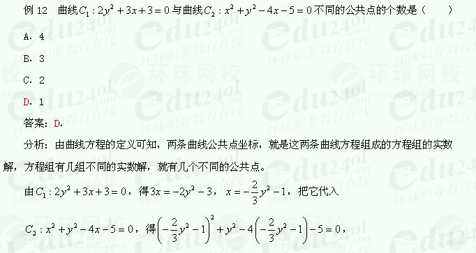 【江苏成人高考】复习资料理科数学--双曲线