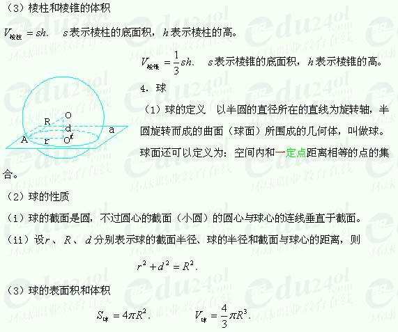 【江苏成人高考】复习资料理科数学--向量的数量积与度量