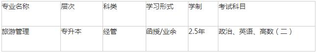 2023年新疆成考专升本《旅游管理》专业详细介绍