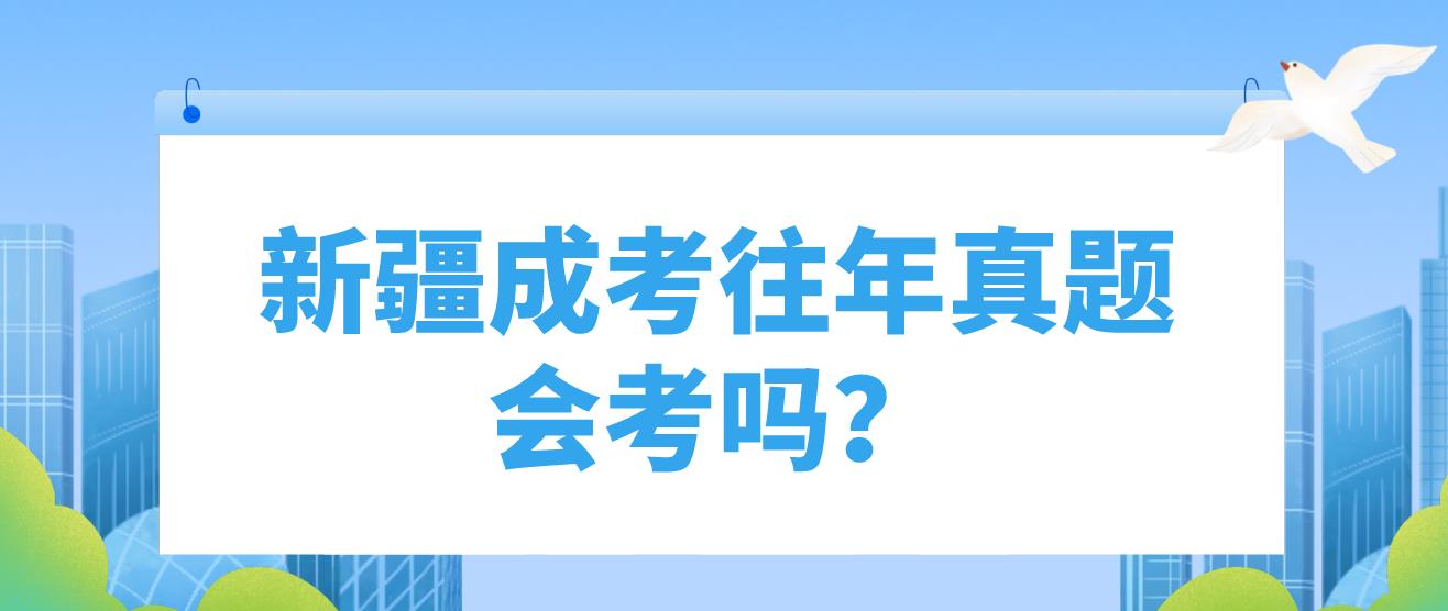 新疆成考往年真题会考吗？