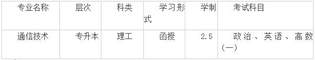 2023年新疆成考专升本《通信技术》专业详细介绍