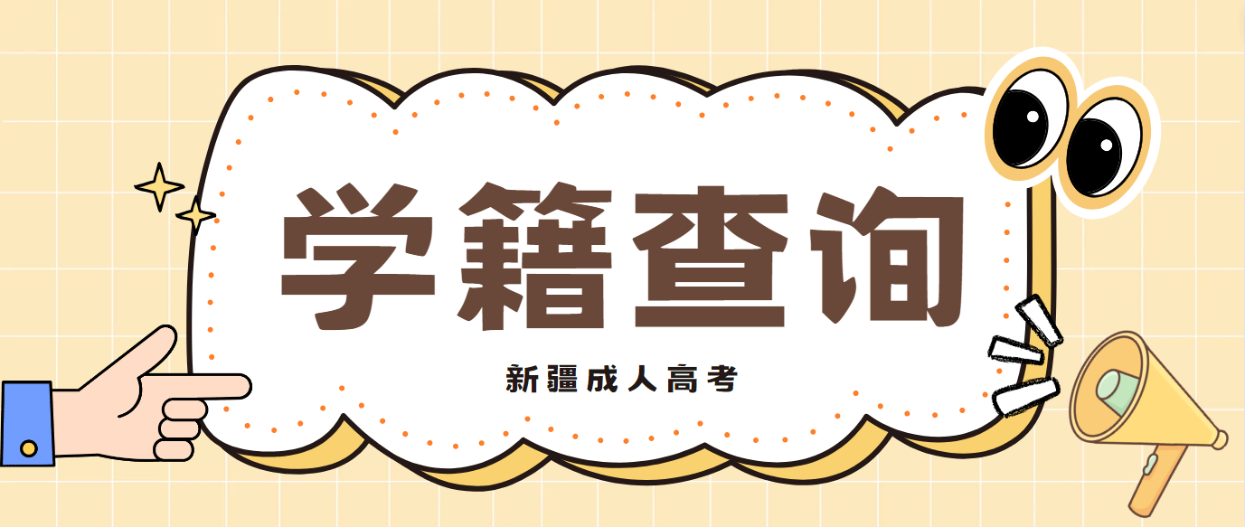 新疆成考学籍查询